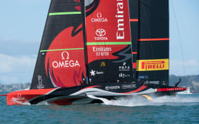 Emirates Team New Zealand and Luna Rossa start race seven
