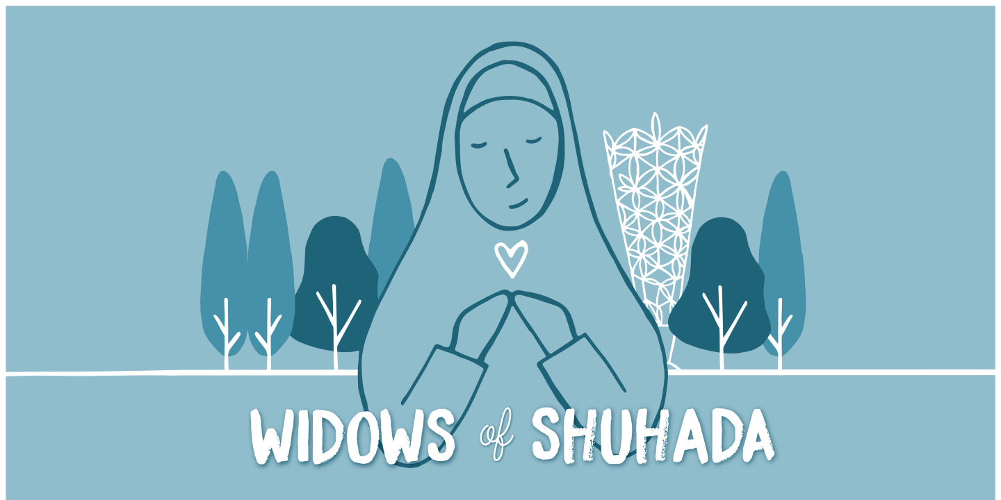 Graphic for Widows of Shuhada
