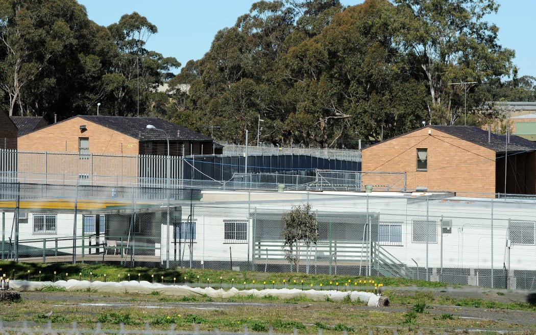 A picture taken on August 17, 2010 steel fences surround the Villawood Immigration Detention Centre for refugees in Sydney.
