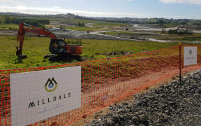 The site of the 9000-home Milldale development near Orewa.