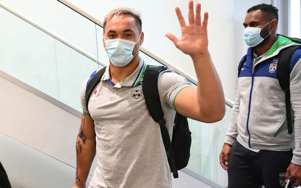 Patrick Herbert. Warriors players leave today on a charter flight to travel to Tamworth  to begin their 14-day quarantine Depart from Auckland airport,