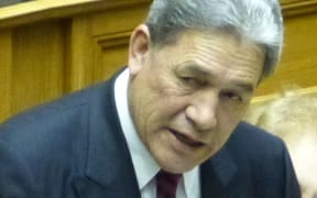 Winston Peters in House.