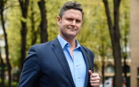 Chris Cairns arriving at Southwark Crown Court on Monday.