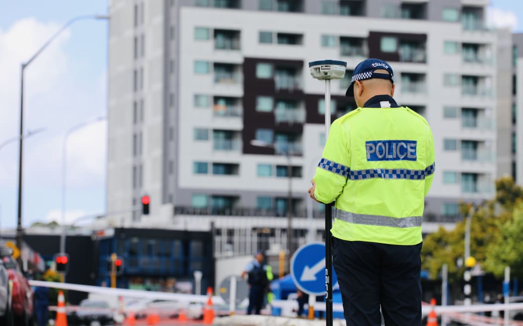 Police at scene of fatal hit and run in Glen Eden in Auckland