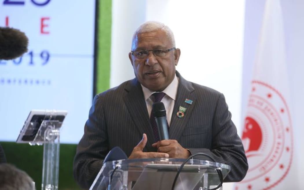 Fiji Prime Minister Frank Bainimarama.