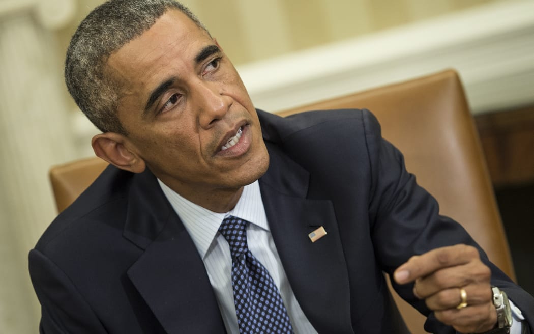 Barack Obama spoke about Ebola in his weekly address and urged for calm.