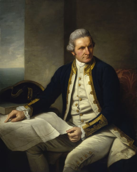 Captain James Cook painted at the age of 50 by Nathaniel Dance-Holland (1776)