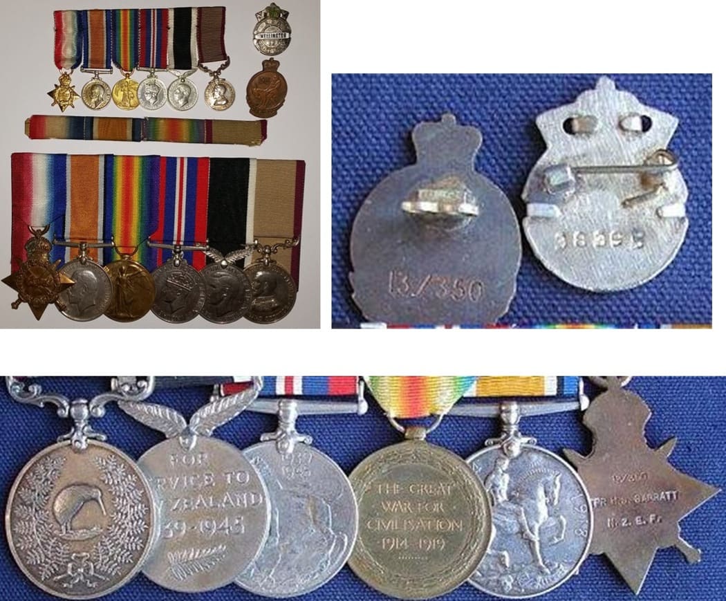 A picture of the stolen medals.
