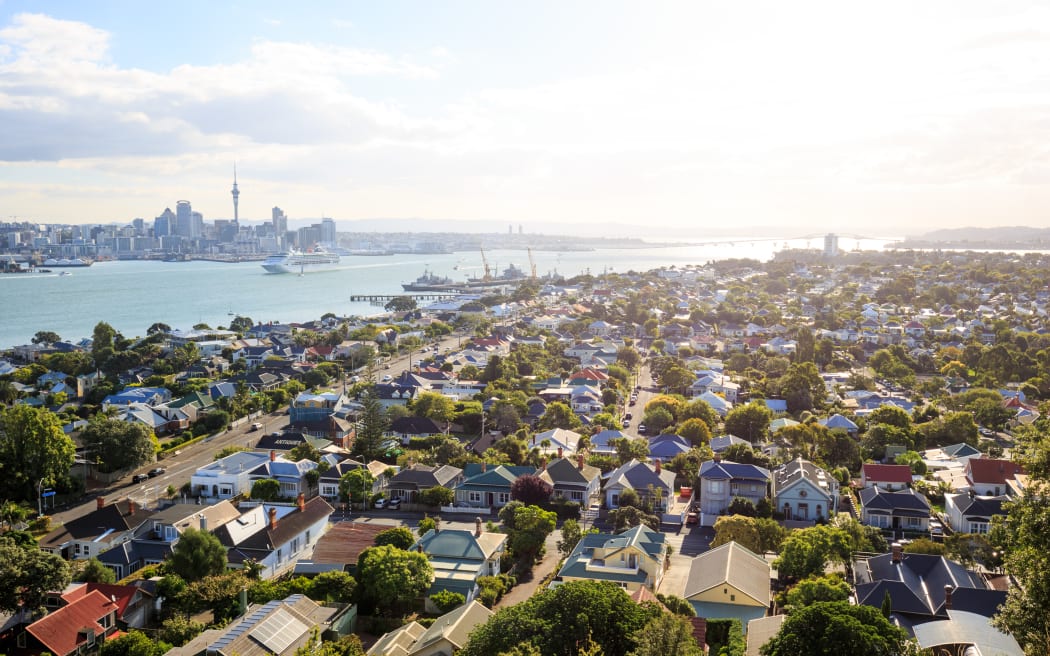 Auckland's skyline, from Devonport.