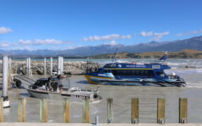 Whale Watch and Kaikoura Fishing Tours at the South Bay marina on 20 January 2017.