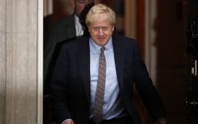 Britain's Prime Minister Boris Johnson leaves 10 Downing Street on 24 October 2019 after a Cabinet meeting.