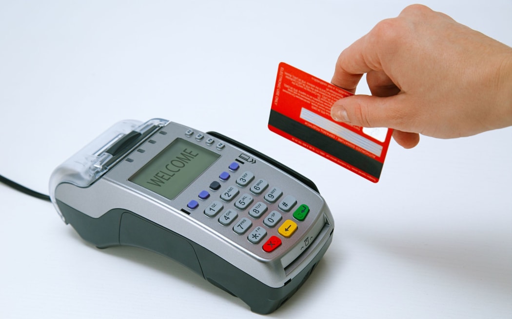 EFTPOS machine and card