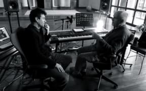 John Metcalfe & Peter Gabriel at Real World Studios