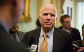 United States Senator John McCain. Photo taken 14 February 2017.