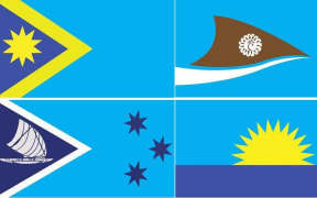 A selection of the finalists of Fiji's new flag