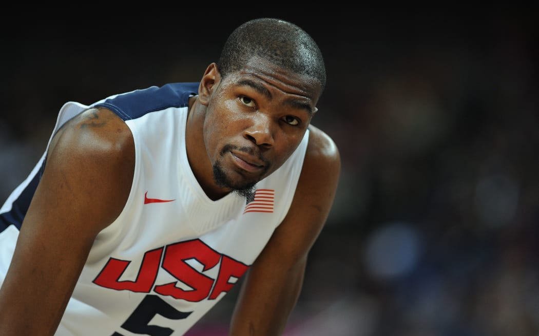 Kevin Durant playing for Team USA