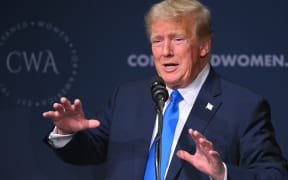 Former US President and 2024 Presidential hopeful Donald Trump speaks at the Concerned Women for America summit 2023 in Washington, DC, on 15 September, 2023.