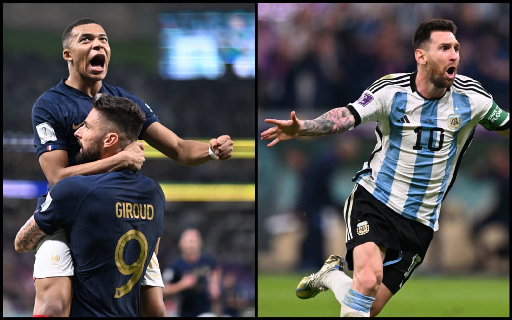 France and Argentina are set to battle it out for glory in the World Cup final on Monday morning at 4am.