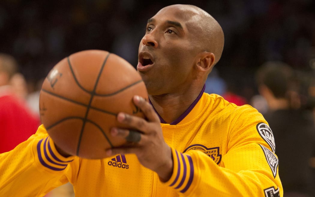 Kobe Bryant No.8 & No.24 Jersey Retirement In Los Angeles on Make a GIF