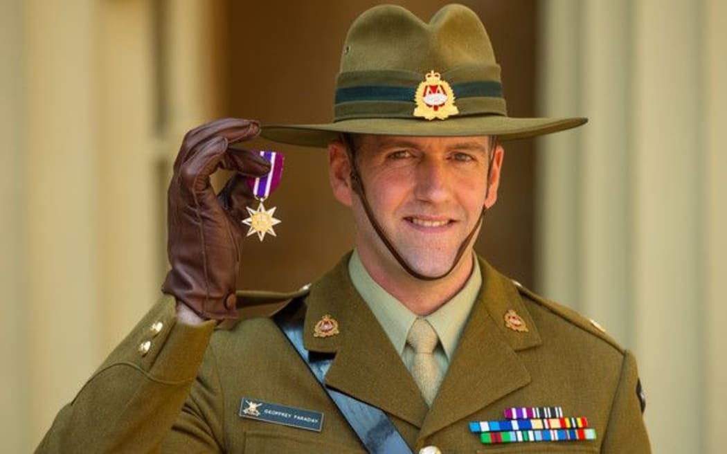 Rare medal for bravery awarded to NZ major RNZ News