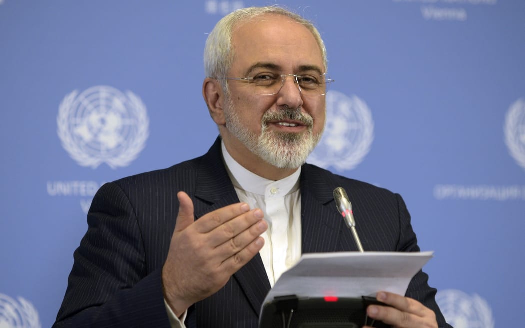 Iranian Foreign Minister Mohammad Javad Zarif in Vienna.