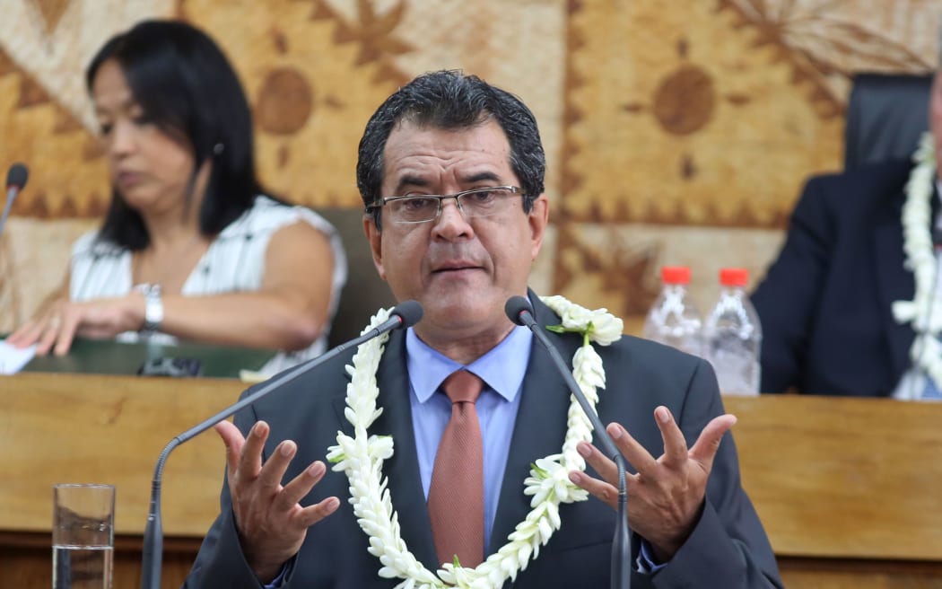 French Polynesia's president Edouard Fritch
