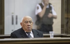 Sir Ngatata Love during his trial in the High Court of Wellington on 6 October 2016.
