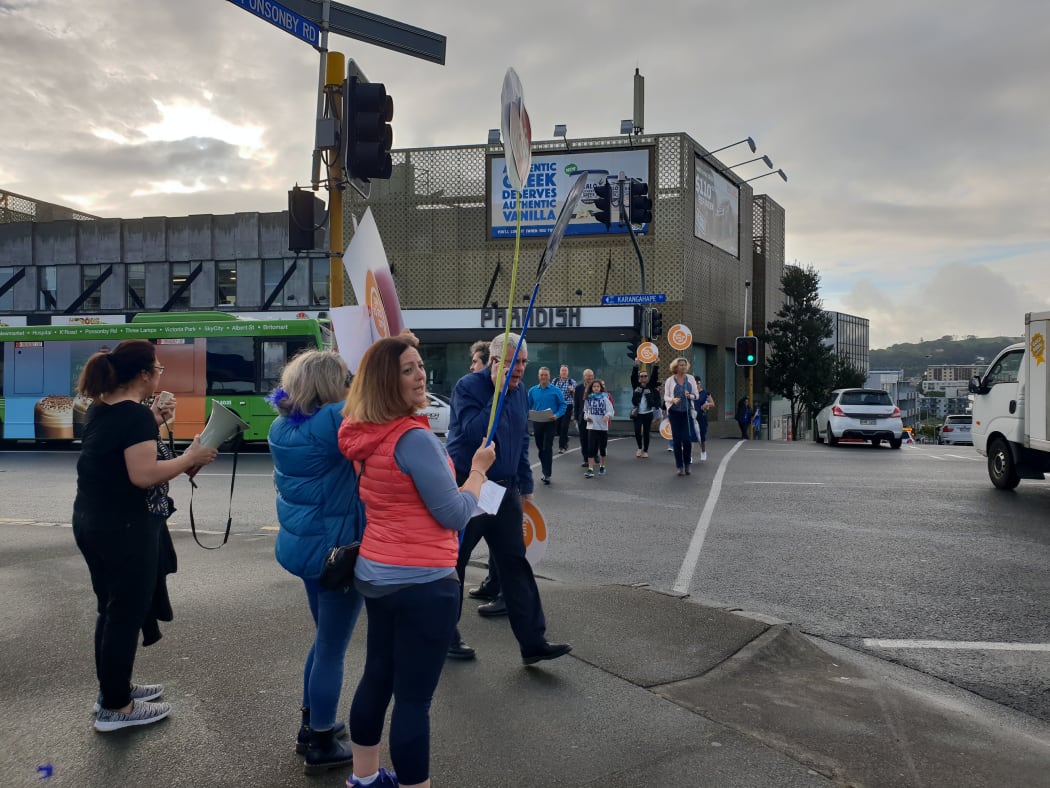 Primary school teachers in Auckland are striking today.