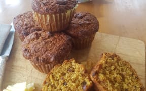 Whole Orange and Date muffins