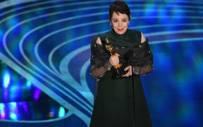 Olivia Colman accepts the Actress in a Leading Role award for 'The Favourite' onstage during the 91st Annual Academy Awards.