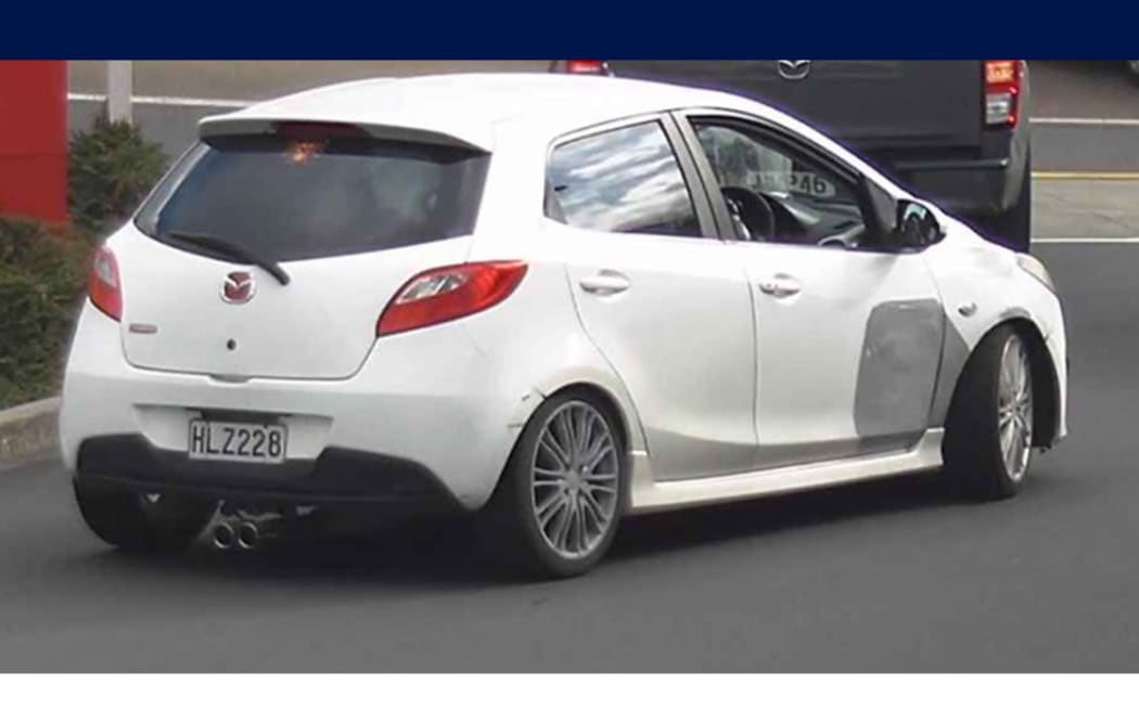 Police are appealing for information on Perry’s vehicle, a white Mazda Demio, registration HLZ228.