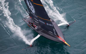 Team UK competing in the America's Cup Challenger Selection Series