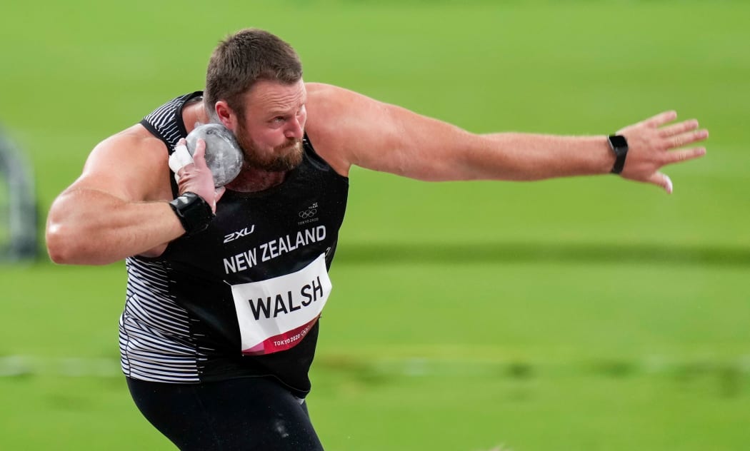 Tom Walsh at the Tokyo Olympics.