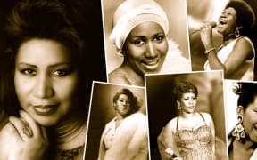 Aretha Franklin collage