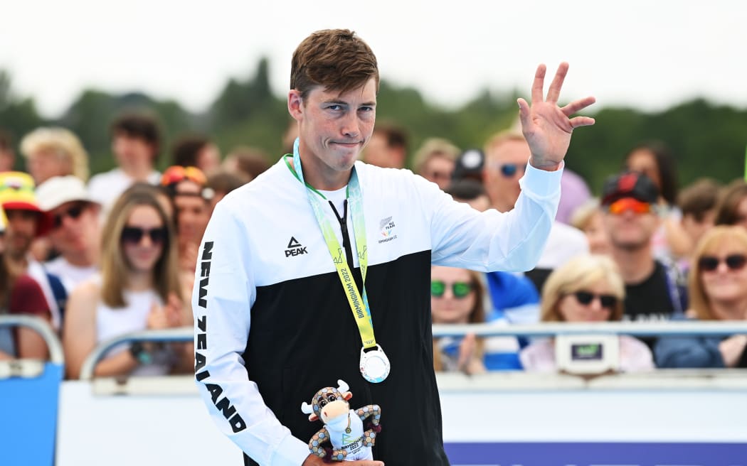 New Zealand's men's individual triathlon Commonwealth Games 2022 silver medallist Hayden Wilde.
