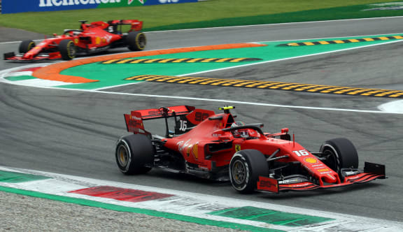 Charles Leclerc has put Ferrari on pole position for the Monza F1.