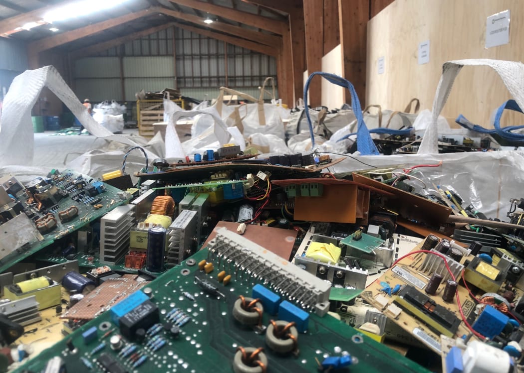 The Computer Recycling centre in Onehunga, Auckland