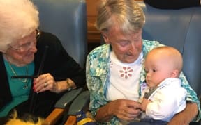 Selwyn Village residents and their 'Baby Buddy' visitors