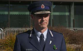 Police Commissioner Andrew Coster speaks after the Christchurch mosque shooter's sentencing.