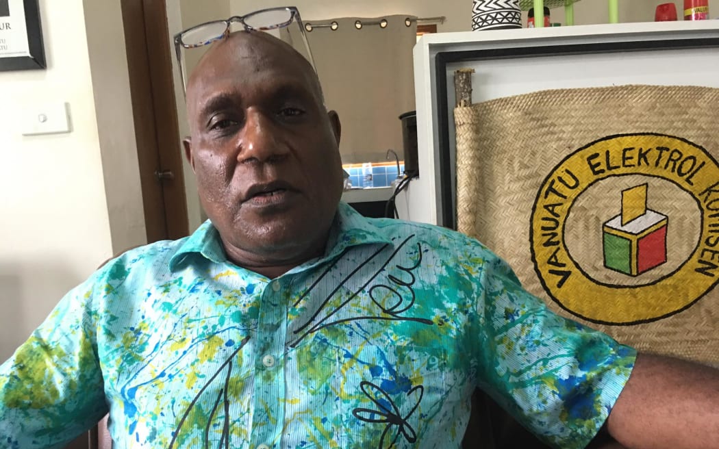 Chairman of the Vanuatu Electoral Commission, Edward Kaltamat