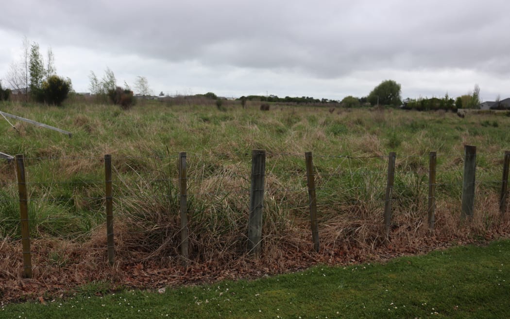 The land which the Napier City Council is working through selling to Kāinga Ora for a housing development.