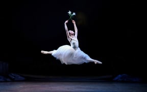 Dancer Lucy Green as the title character in Giselle