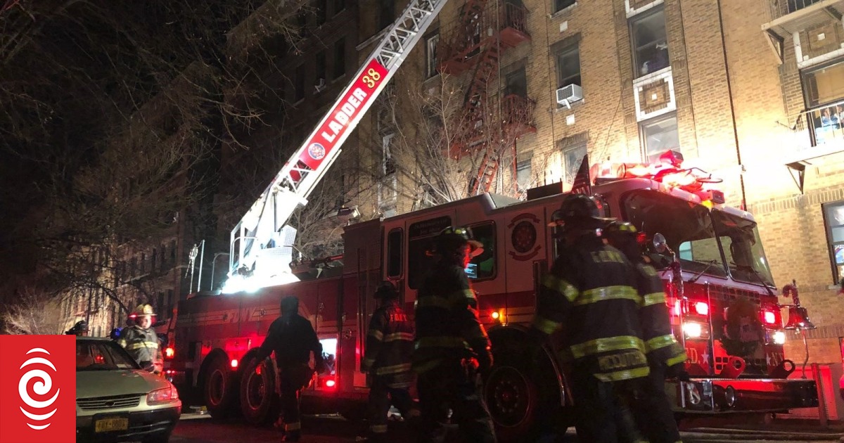 A dozen killed in New York apartment fire RNZ News