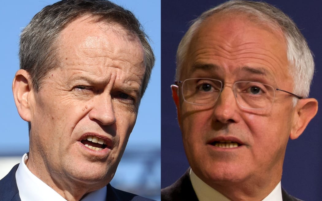 Bill Shorten and Malcolm Turnbull face off for the top job in Australia.