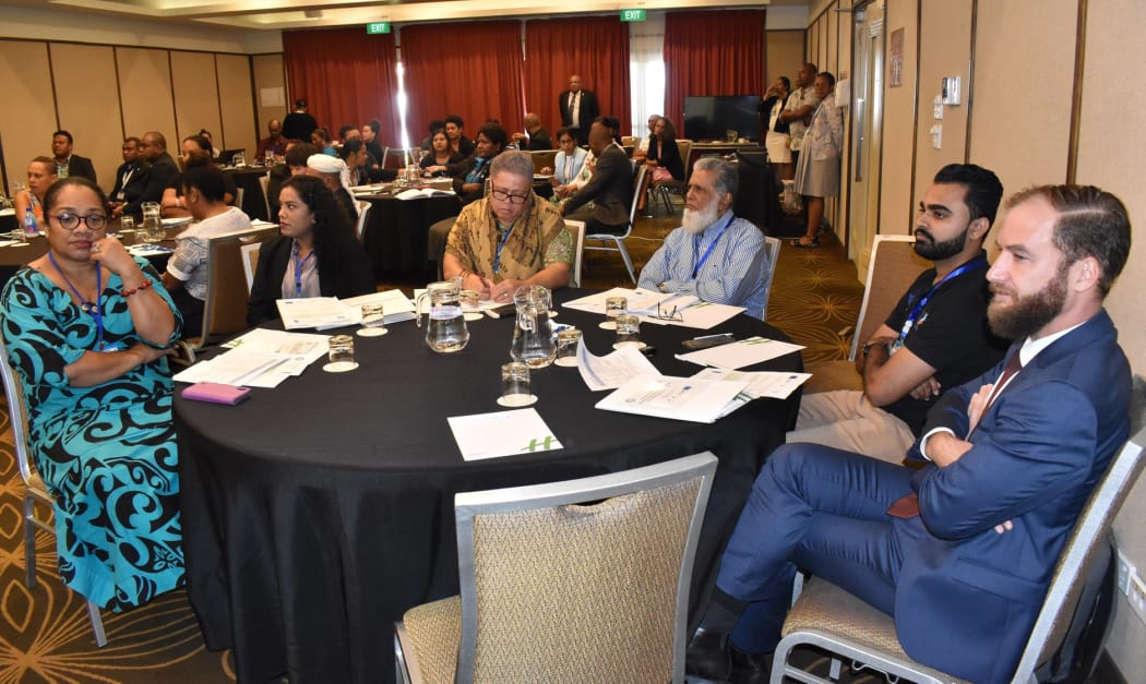 Civil society organisations at a Budget briefing in Suva.