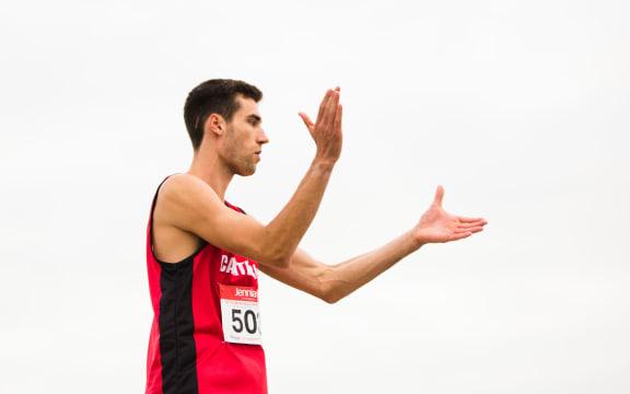 Hamish Kerr at the NZ Track and Field Championships. 2019