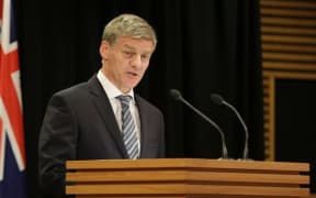 Bill English at the announcement that this year's General election will be held on 23 September.