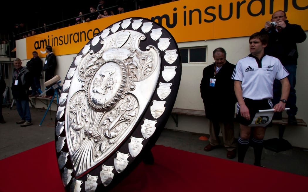 Ranfurly Shield. ITM Cup rugby union and Ranfurly Shield game, Canterbury v Southland. Rugby Park, Christchurch, Monday 18 July 2011.
