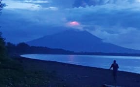 Mt Ulawun erupted again this week.