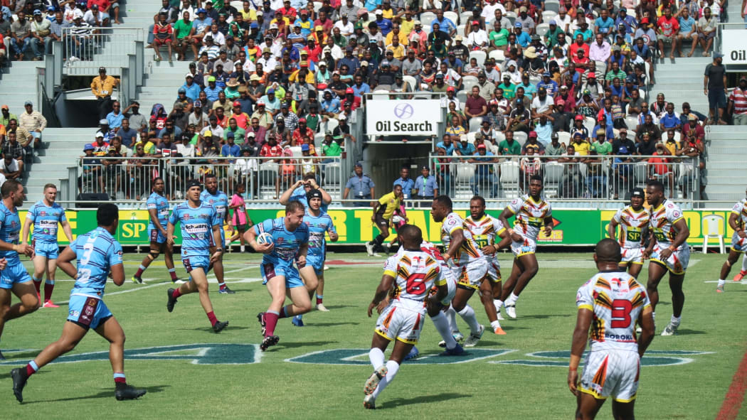 The PNG Hunters were too strong for the Central Queensland Capras in their Queensland Cup trial match.